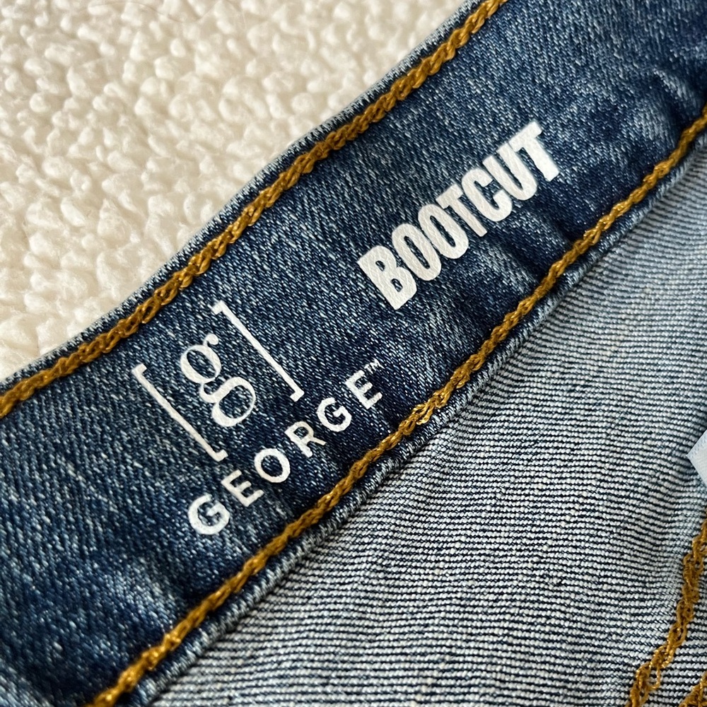 George Men's Bootcut Denim Jeans, Size 32x32 - Picture 4 of 8